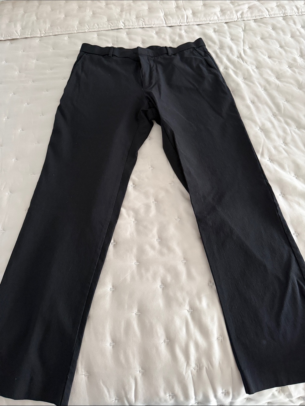Tommy Hilfiger Black Men's Dress Pants - Straight Leg